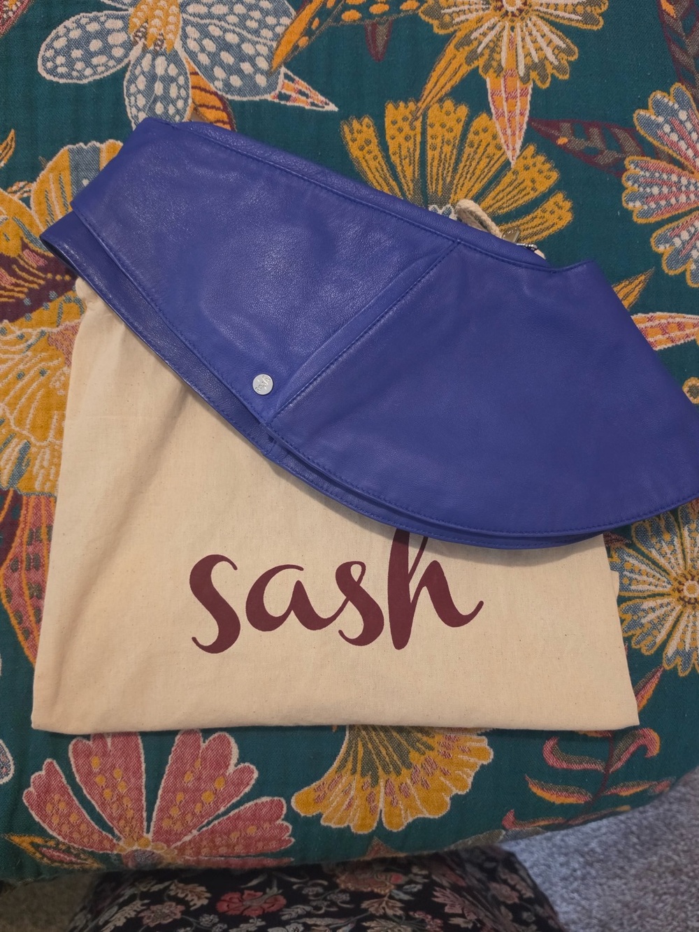 Sapphire Sash Bag